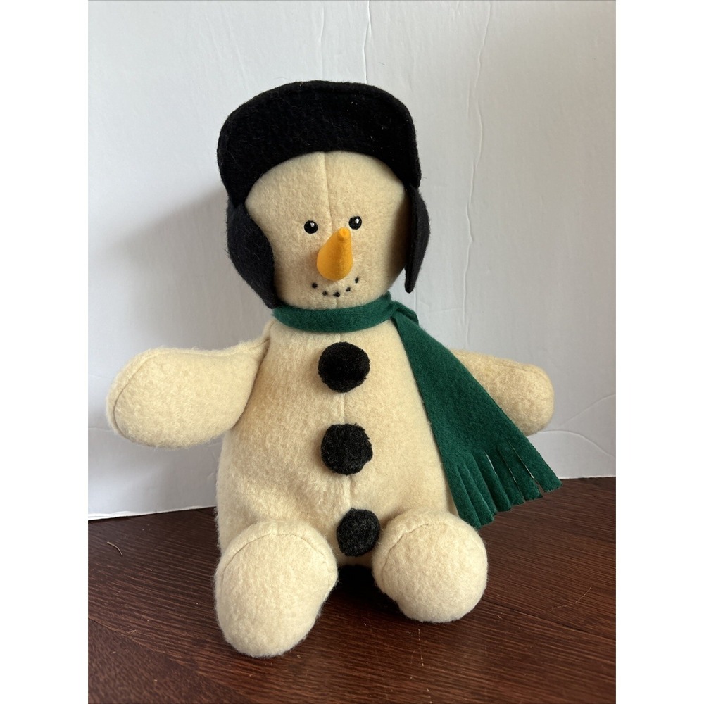 Vintage Fleece‎ Navidad D. Frosty 1996 North American Bear Company Plush Snowman